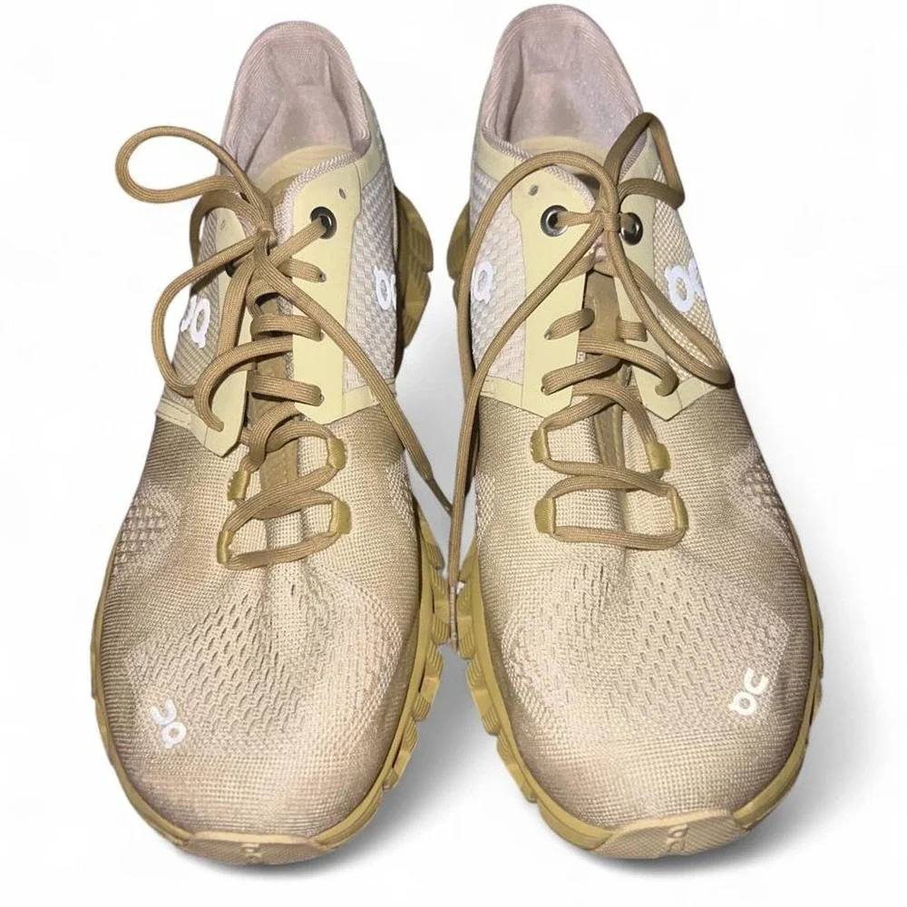 Unisex/Women's On Cloud X Running Athletic Shoes Size 7.5 Glade/Citron Yellow
